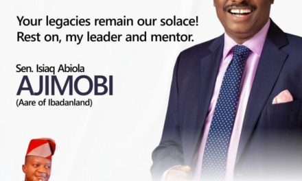The Void He Left; We are Still Grappling to Fill — Akeem Agbaje at Abiola Ajimobi’s 3rd Year Remembrance