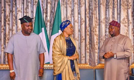 PHOTO: Adelabu, Skimmeh Visit Nigeria First Lady, Sen. Oluremi Tinubu